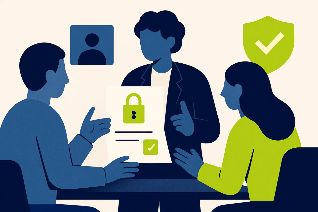 Team bespreekt privacybeleid